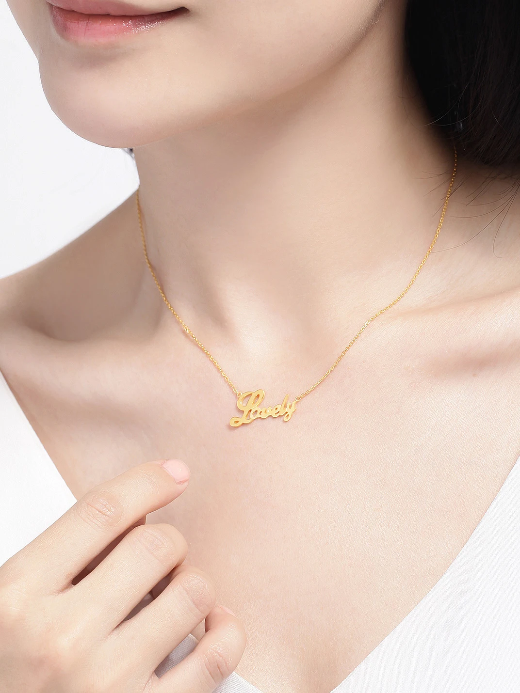 HMSS 24K ожерелье из чистого золота Настоящее AU 999 твердая золотая цепочка красивые