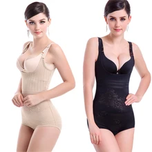 Femmes Ventre Contrôle Poitrine Sous-Vêtements Amincissants Body Gainant Shaper Contrôle Formateur Cincher Ferme Post-partum Bandage