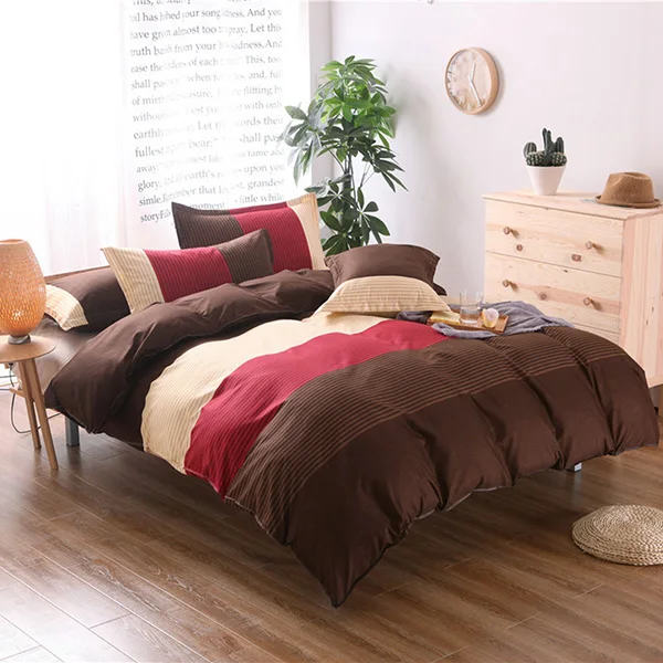 Bed Linen 6 Новое модное одеяло наволочка 3 шт. Постельное белье один полный двойной queen King Размеры Стёганое одеяло постельное белье 150x200 230x230 - Цвет: Bed Linen 6