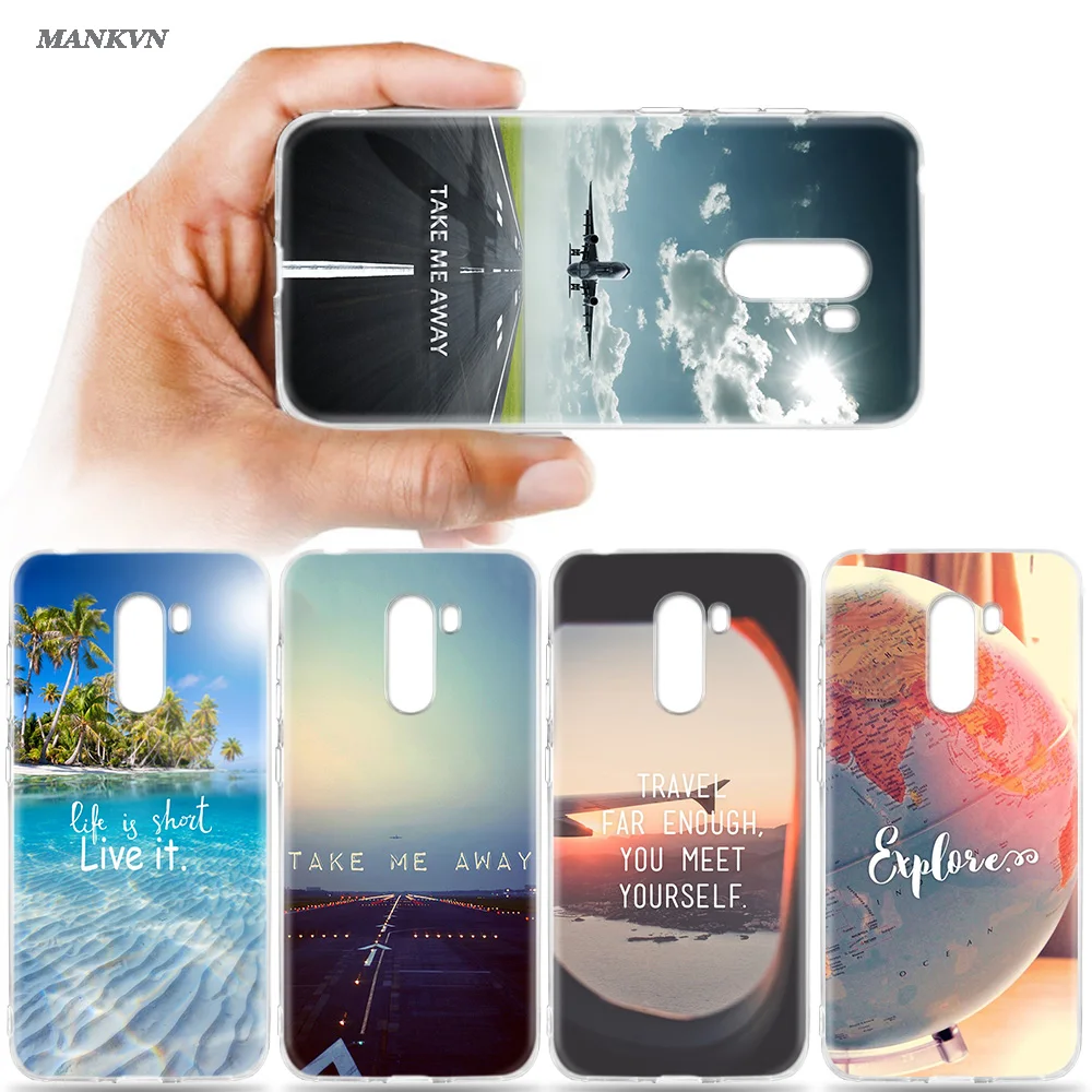 

Scenery Travel Breathe On Way Print Cover Case for Xiaomi Mi Play A2 8 Lite Redmi A1 S2 6 6A Note 4X 4 5 6 Pro Plus Poco F1 New