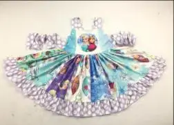 Уникальный дизайн; детская одежда из экологически чистого хлопка; милое платье для маленьких девочек; цена