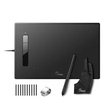 Cheap price Parblo Island A609 9 x 6 inches Digital Graphic Tablet Drawing Painting Board with Battery-free Pen+ Glove+15 Replacement Nibs