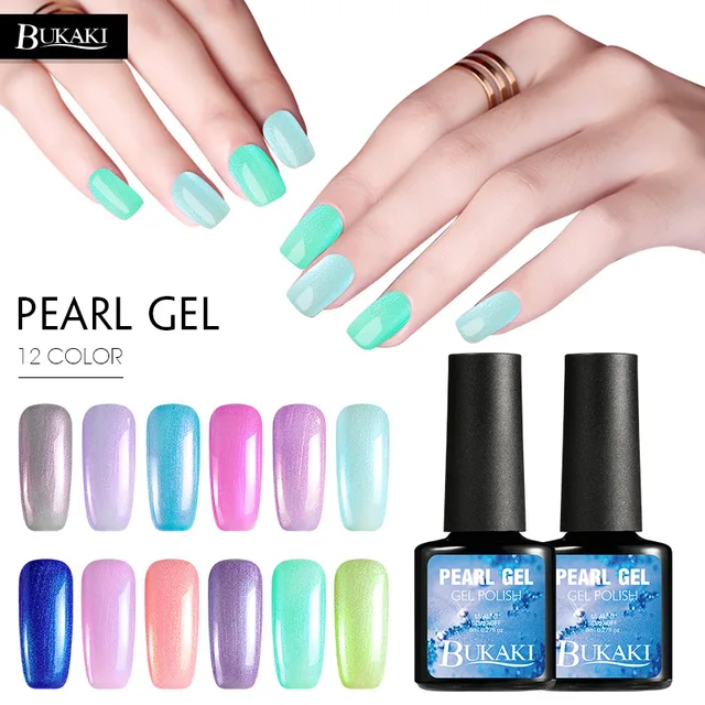 Bukaki 1pcs Colorful Soak Off Shiny Sea Shell Led Uv Gel Nail Bukaki 1pcs Colorful Soak Off Shiny Sea Shell Led Uv Gel Nail Polish Pearl Varnish