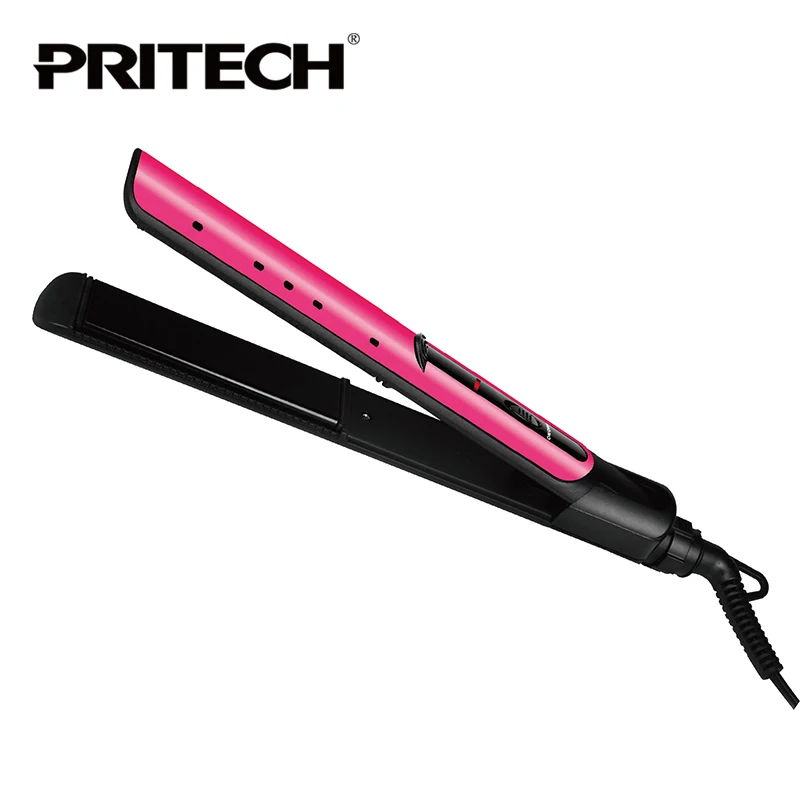 Pritech Brand Ceramic Hair Straightener Professional Steam Hair curler straightener 100 240v