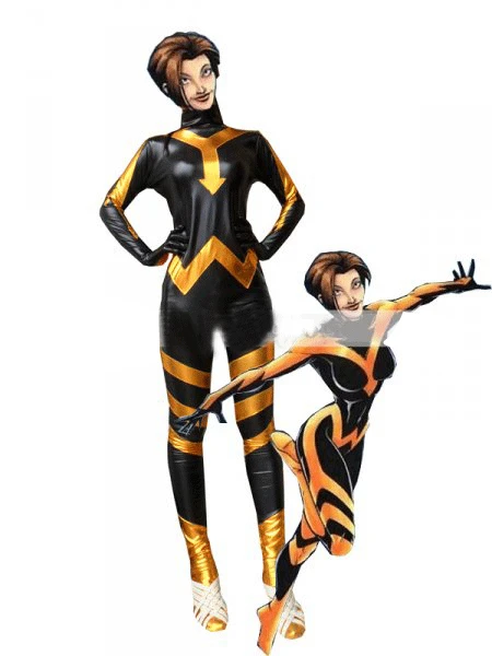 

The Wasp Shiny Superhero Zentai Costume Cosplay Halloween Costume