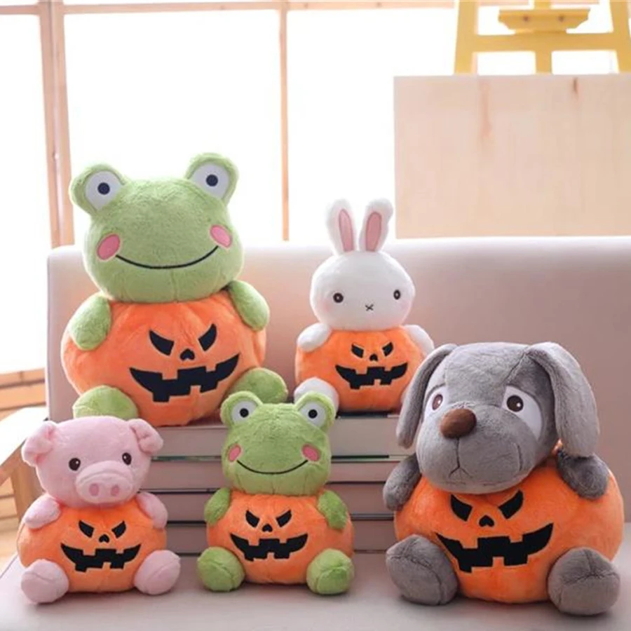 Plush Pumpkin Halloween Toy(1)
