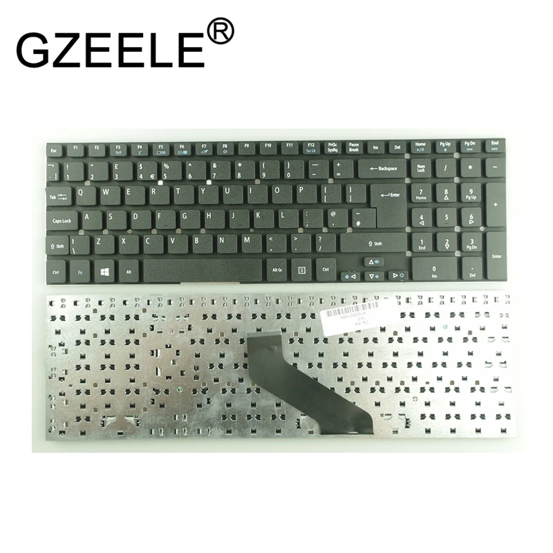 GZEELE новый для acer 0KN0-7N1UK11 V121762FK2 NK. I1713.065 NK. i1713.065 PK130N41A08 MP-10K36GB-6981W Клавиатура Великобритании Черный