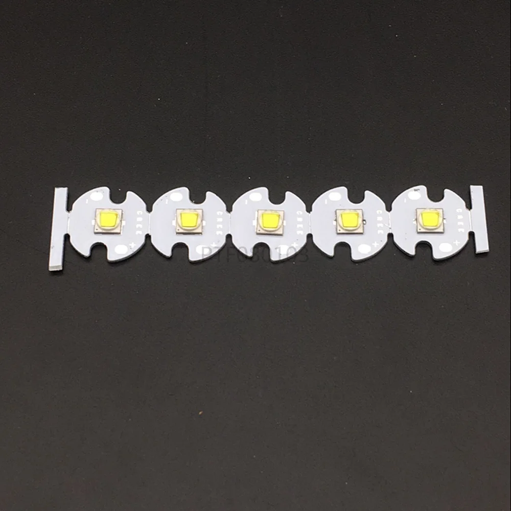 10PCS CREE Xlamp XML2 XM-L2 T6 U2 10W WHITE High Power LED Emitter Bulb with 20mm Heatsink For Flashlight DIY | Лампы и освещение