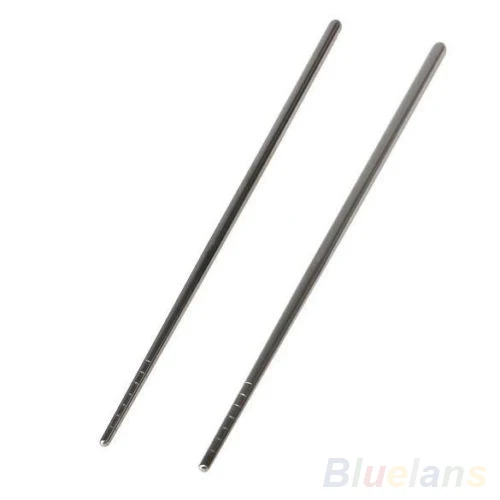 5 Pairs Chinese Style Thread Stylish Non-slip Design Stainless Steel Chop Sticks Chopsticks Environment Hollow