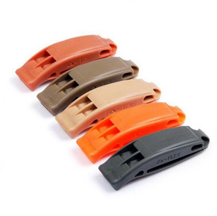 

Double-Frequency Whistle Outdoor Survival Lifesaving whistle Safety Camping Emergency Whistle Four Color
