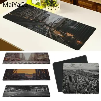 

MaiYaCa Vintage New York City Rain Large Mouse pad PC Computer mat Size for 30x90cm and 40x90cm Gaming Mousepads