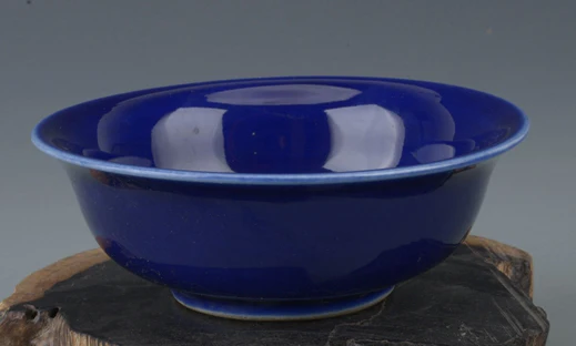 

Exquisite Chinese Classical Blue Glaze Porcelain Ming Dynasty Wanli Bowl