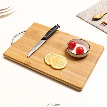 

Natural Bamboo Rectangle Chopping Cutting Board For Meat Vegetable Fruit Bread