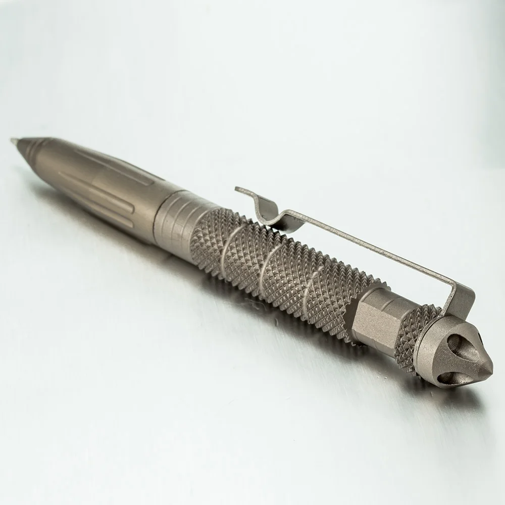 Fuers Defense Tactical Pen Aluminum Alloy Self Defense Pen Aviation Aluminum Anti-Skid Portable Self Defence Tool Stinger B2