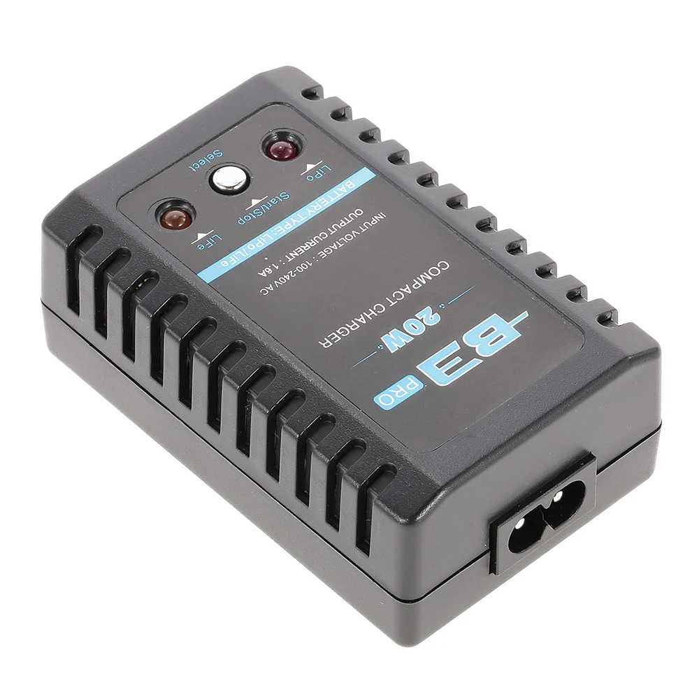 

B3 PRO 20W 2S 3S Compact Balance Charger for LiFe Lipo Battery RC Drone Quadcopter Car RC Charger