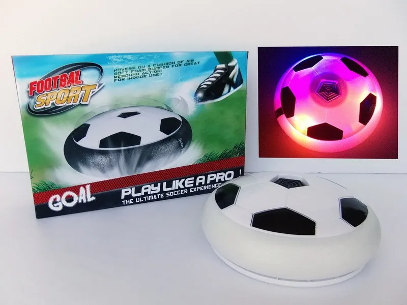 Details about   Universal Kid Interactive Electric Football Air Pad Suspension Football W/Light 