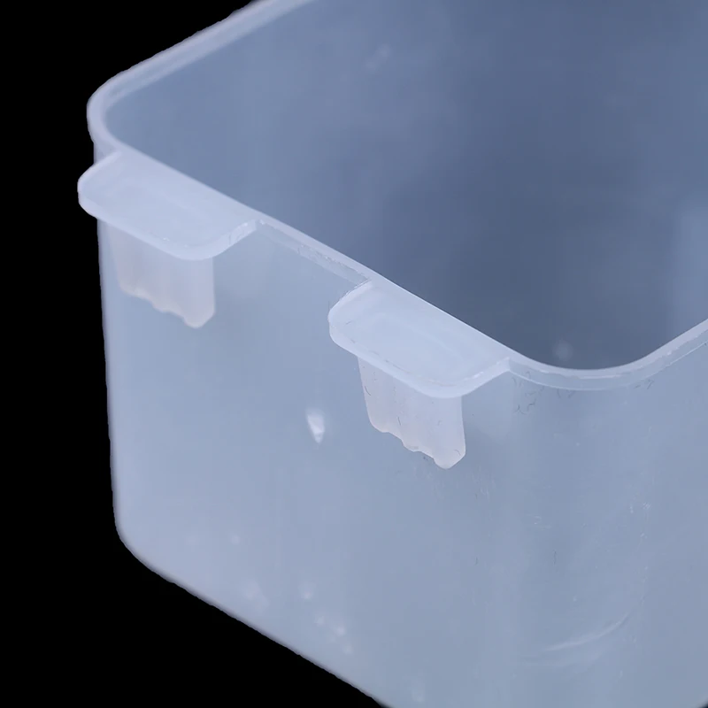 5pcs/lot Round/Square bottom Feeder Bowl Bird Feeder Hanging Water Drinking Food Cup Bird Supplies