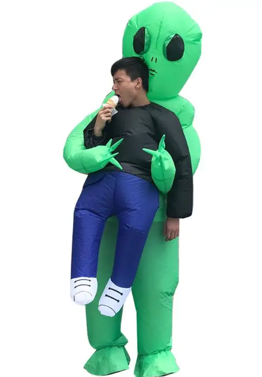 ET alien надувной костюм хип-хоп с Хэллоуина шоу реквизит Одежда с динозаврами бар Газовая линия