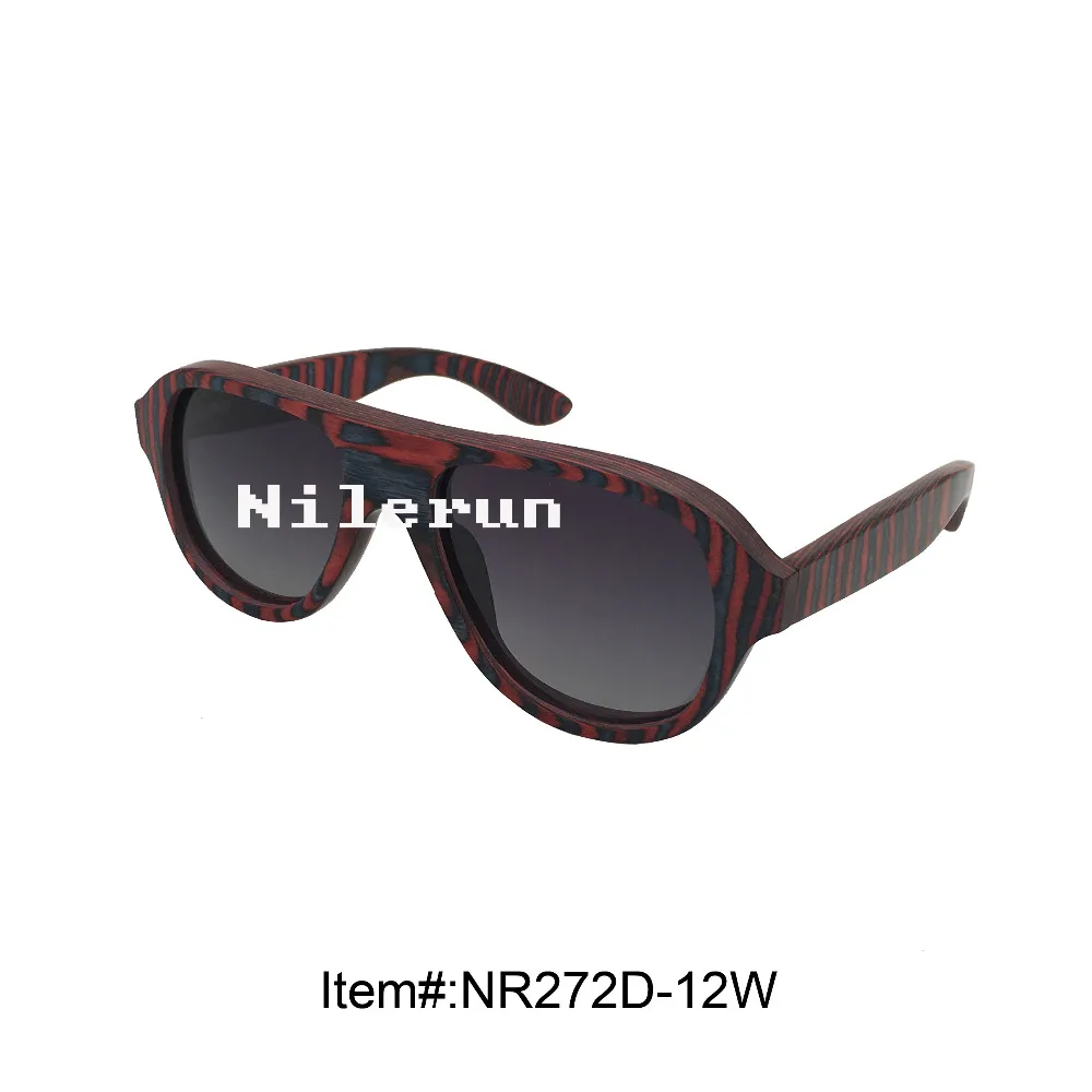 

red blue multi color wood frame sunglasses