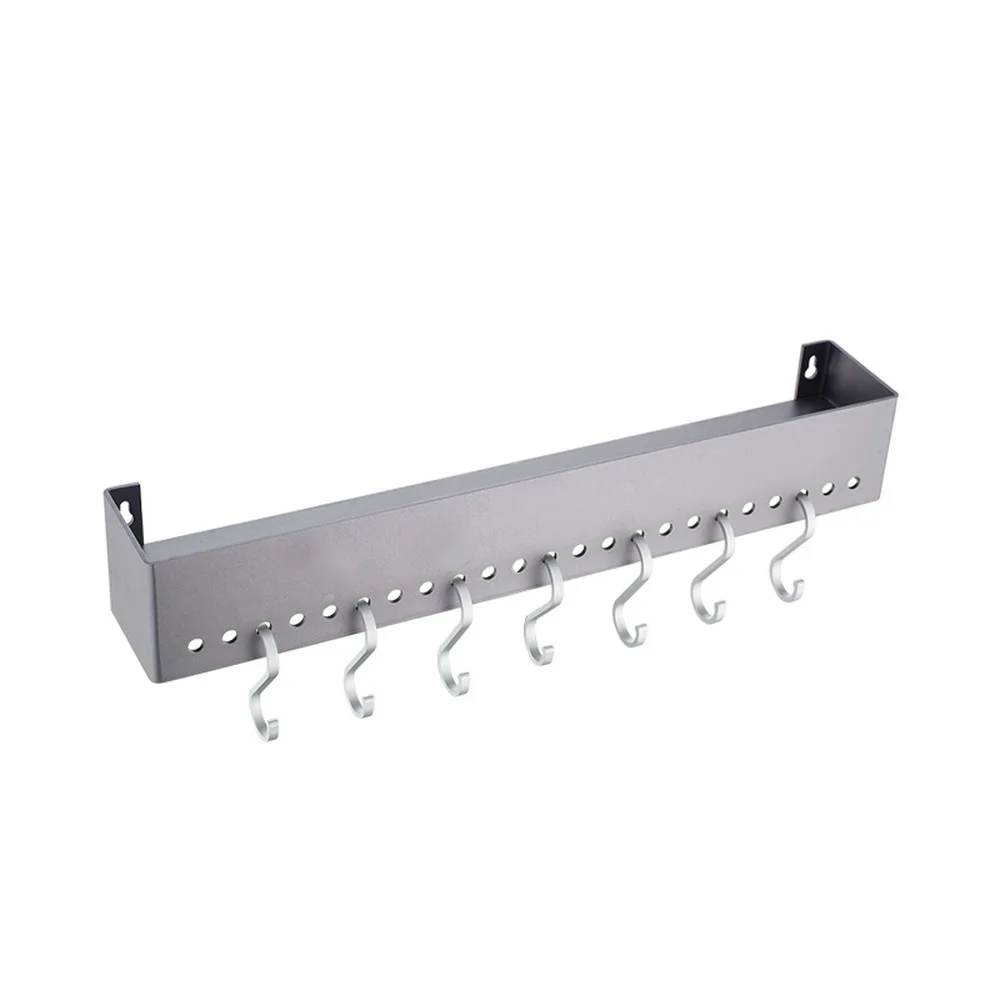  A1 Space aluminum frame wall hanging kitchen storage rack space aluminum frame wall hanging spice r - 32911763495