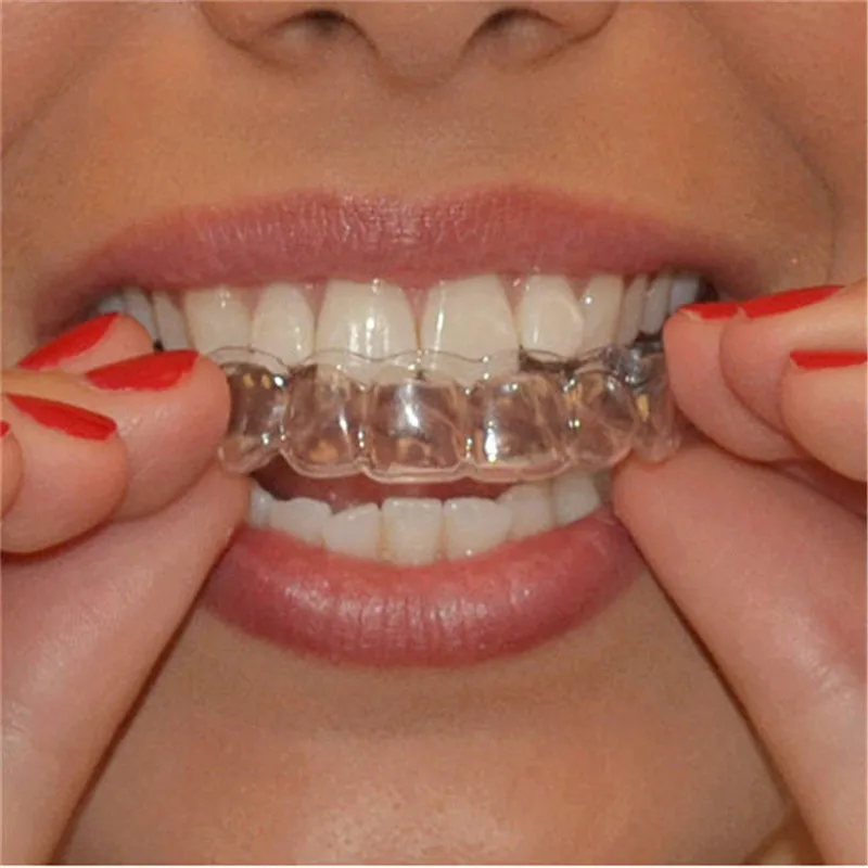 

2 Pcs Thermoforming Mouth Guard Teeth Whitening Trays Bleaching Oral Hygiene
