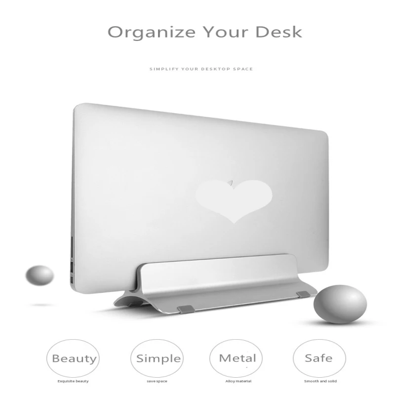 SeenDa вертикальная подставка для ноутбука алюминиевая MacBook Pro Air 11 15 &quotпортативный