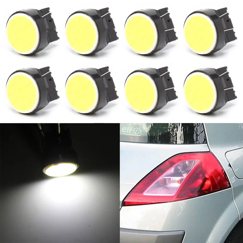 2021 Новый 1xT20 7443 7440 COB 12SMD Автомобильный светодиодный Реверсивный светильник лампа