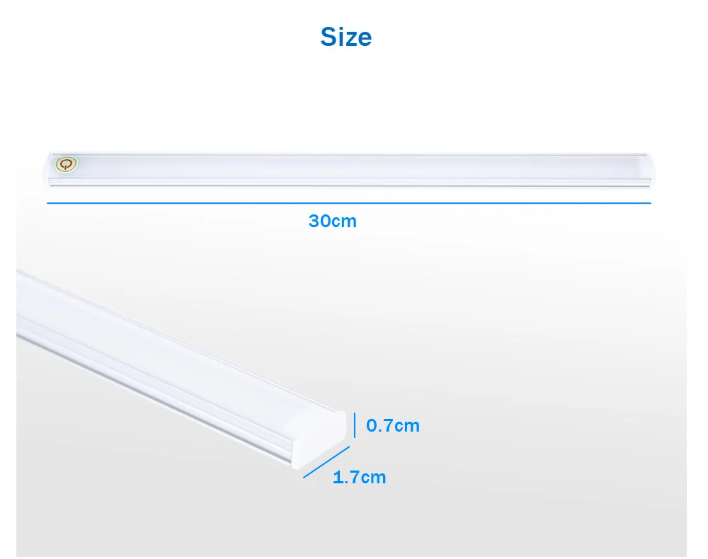 USB Powered DC 5V 6W 21 LEDs Night Light Eye-protection Touch Control Dimmable Closet Cabinet Lamp