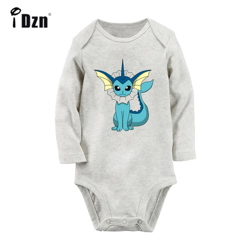 

Pokemon Umbreon Guns N' Roses Rock Band white Design Newborn Baby Bodysuit Toddler Long Sleeves Onsies Jumpsuit Cotton Clothes