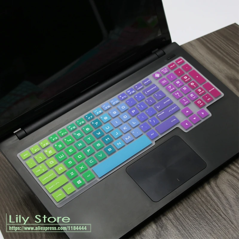 Для 15," hp OMEN 15 15-CE002NT CE007TX CE003Na 15-CE011DX 15-CE013DX 15-CE015DX 15 дюйм чехол для клавиатуры protector кожи - Цвет: rainbow