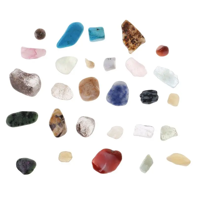 

Colorful Irregular Mix Natural Stone Crystal Home Decoration Polished Rocks Fossils Mineral Set