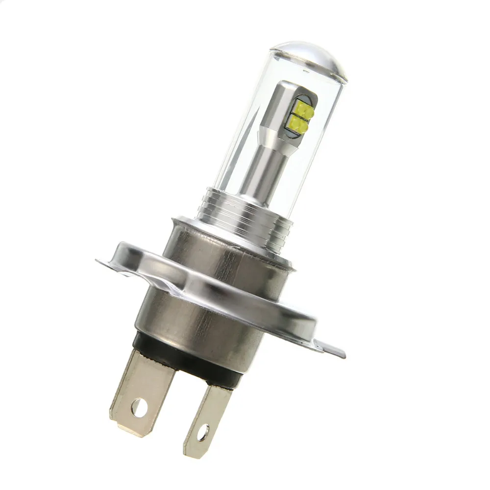 

Mayitr 1pc Plug Play H4 40W COB 8LED Motorcycle Headlight High/Low Beam Bulb Super Bright White Lamp