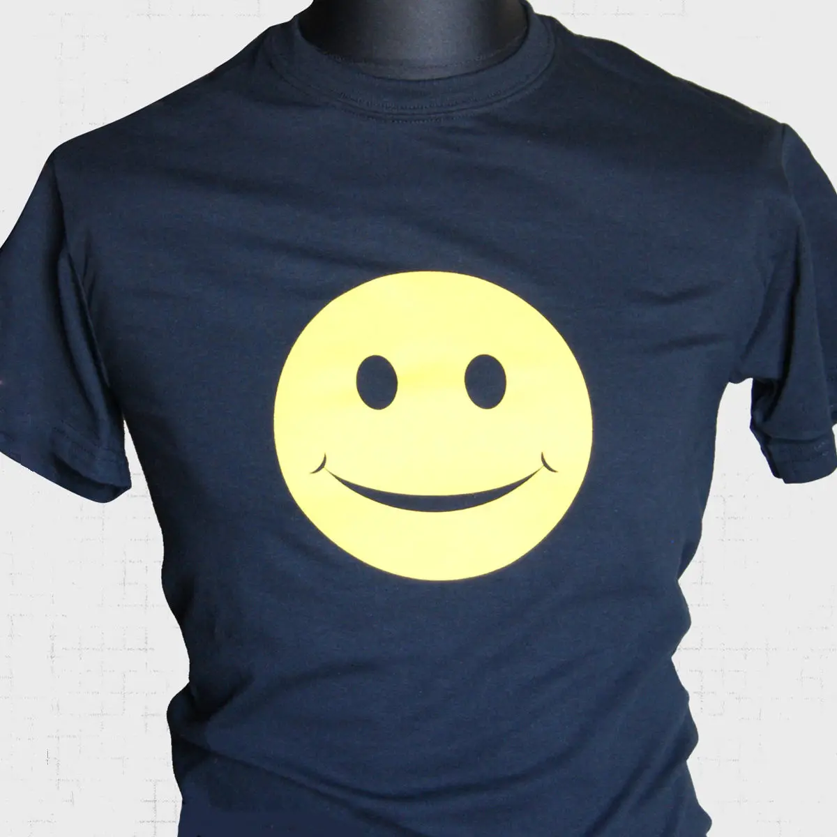 Smiley Face Retro T Shirt Rave 80's 90's Cool Vintage Hipster Acid New T Shirts Funny Tops Tee New Unisex Funny Tops
