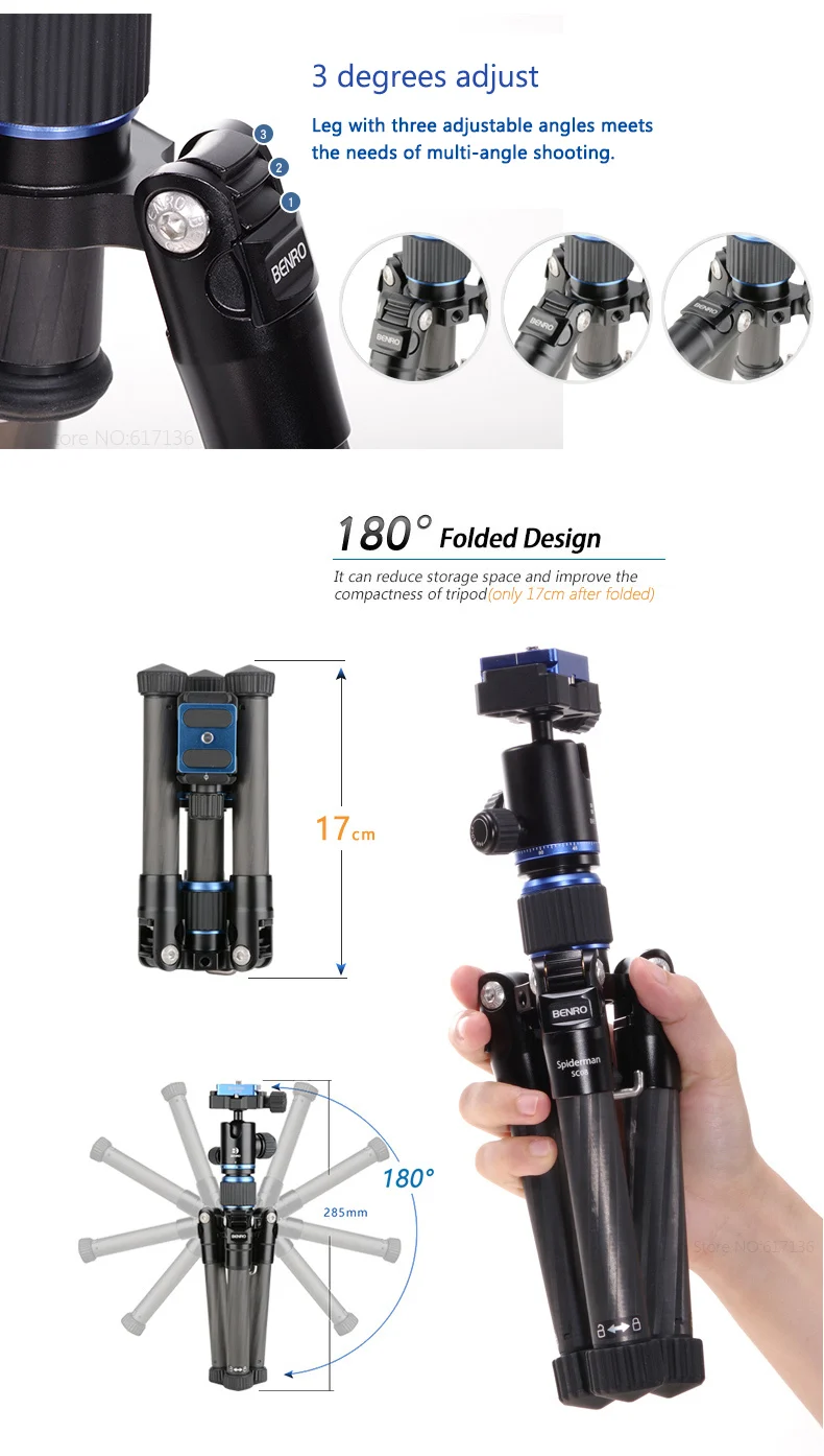 Benro sc08 Tripod 07-4