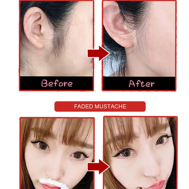 Удаление волос на лице нейтральный безболезненный крем для удаления волос увлажняющий крем cera depilatoria крем для удаления волос#61425