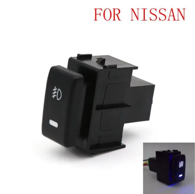 

Special Dedicated 12V Car Fog Light Switch Daytime Running Lights Switch Use for NISSAN,Qashqai,Tiida,X-trail,Sunny,NV200,March