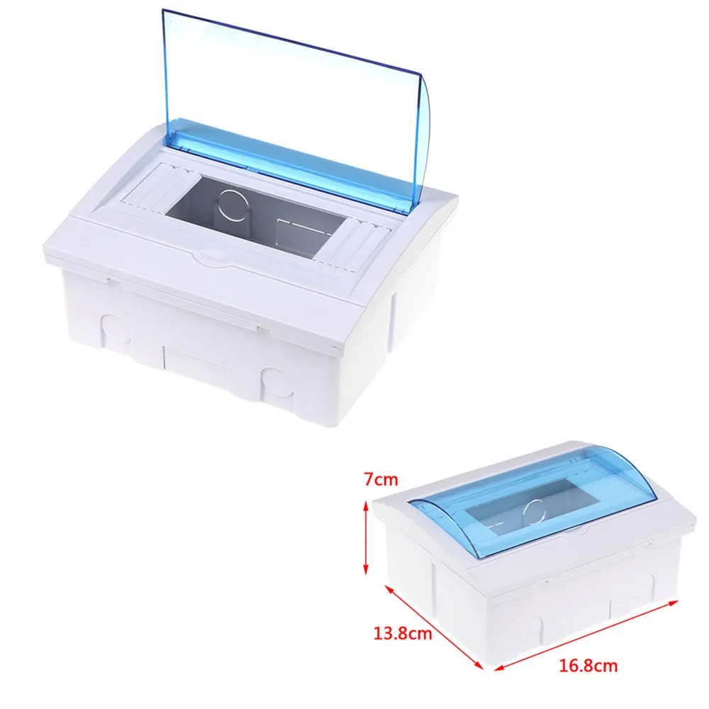 Plastic Circuit Breaker Distribution Box For 5-8 Ways Distribution Protection Box Circuit Breaker Indoor On The Wall