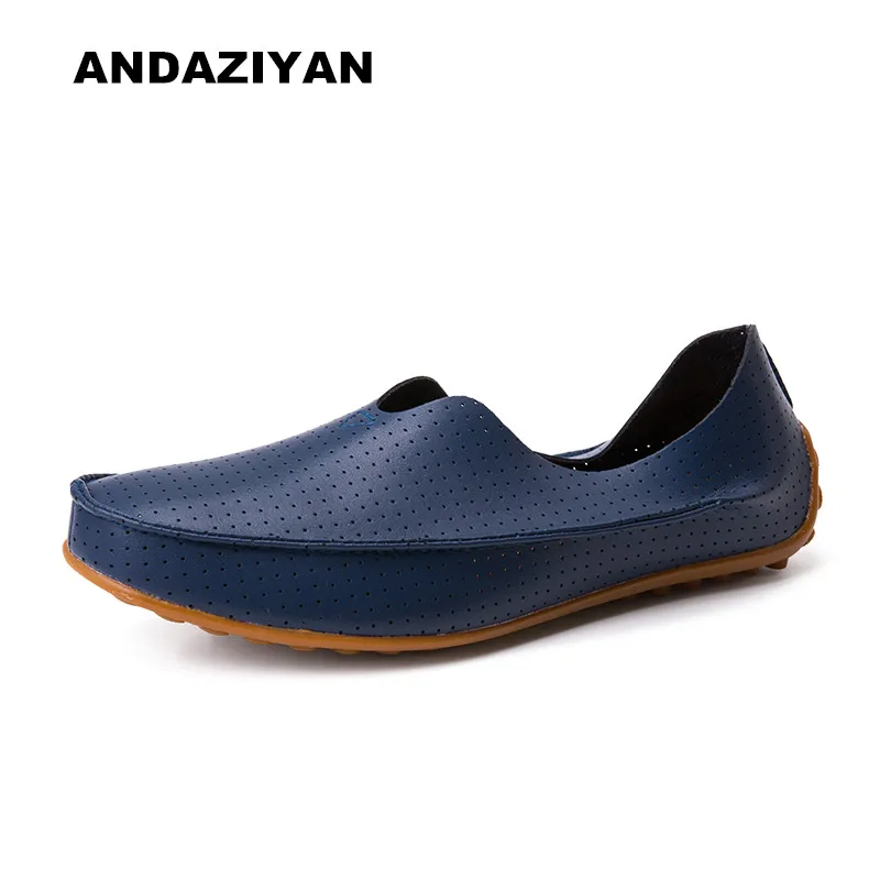 

Breathable driving men shoes with portable foot cover