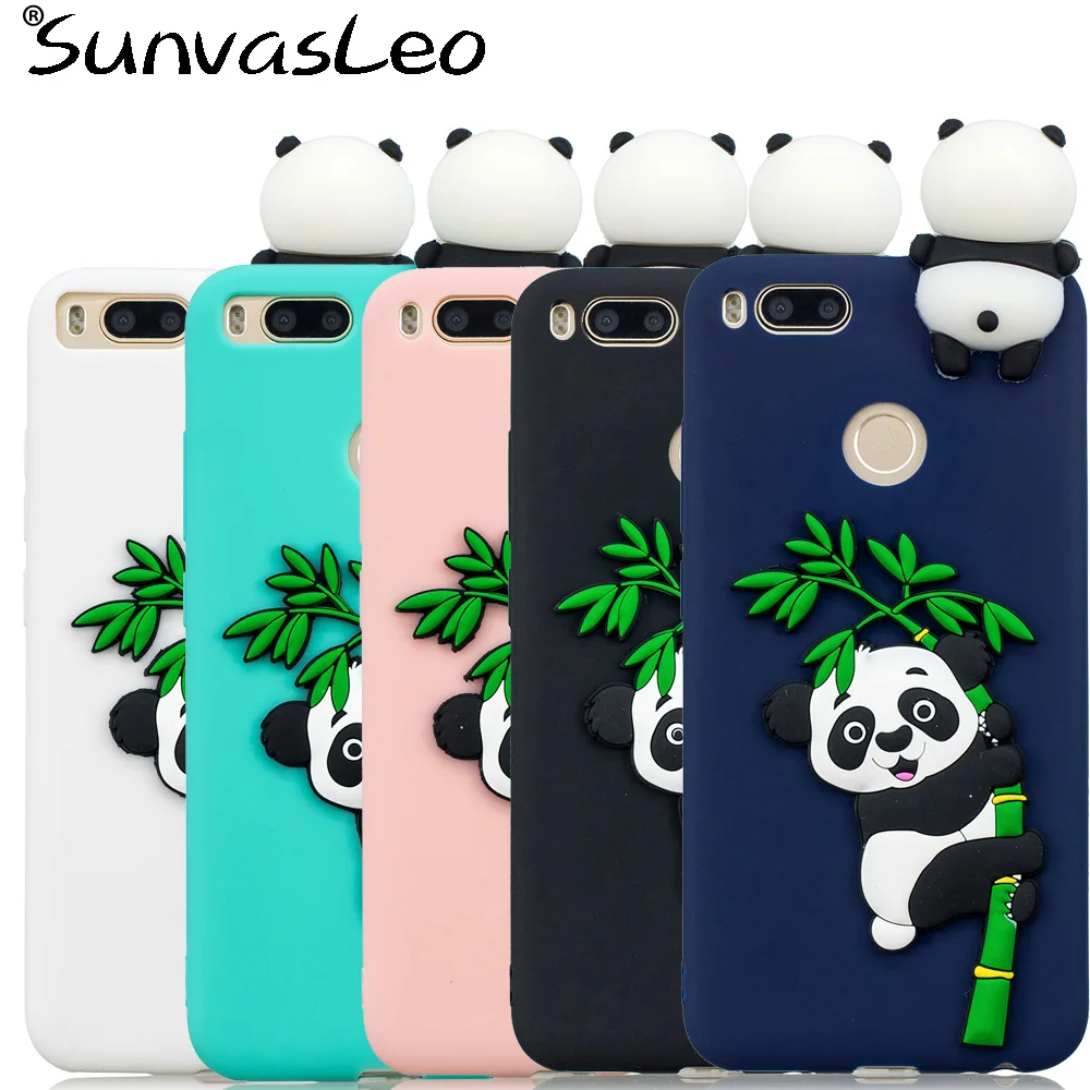 

3D Case Cover Animal Panda Soft Silicone Phone Shell Cases For Xiaomi Redmi 4X / Redmi 5A / Note 5A / Mi 5X / A1 / Mi 6X / A2