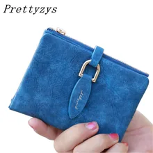 Prettyzys Lady Snap Fastener Short Clutch font b Wallet b font Vintage Matte font b Women