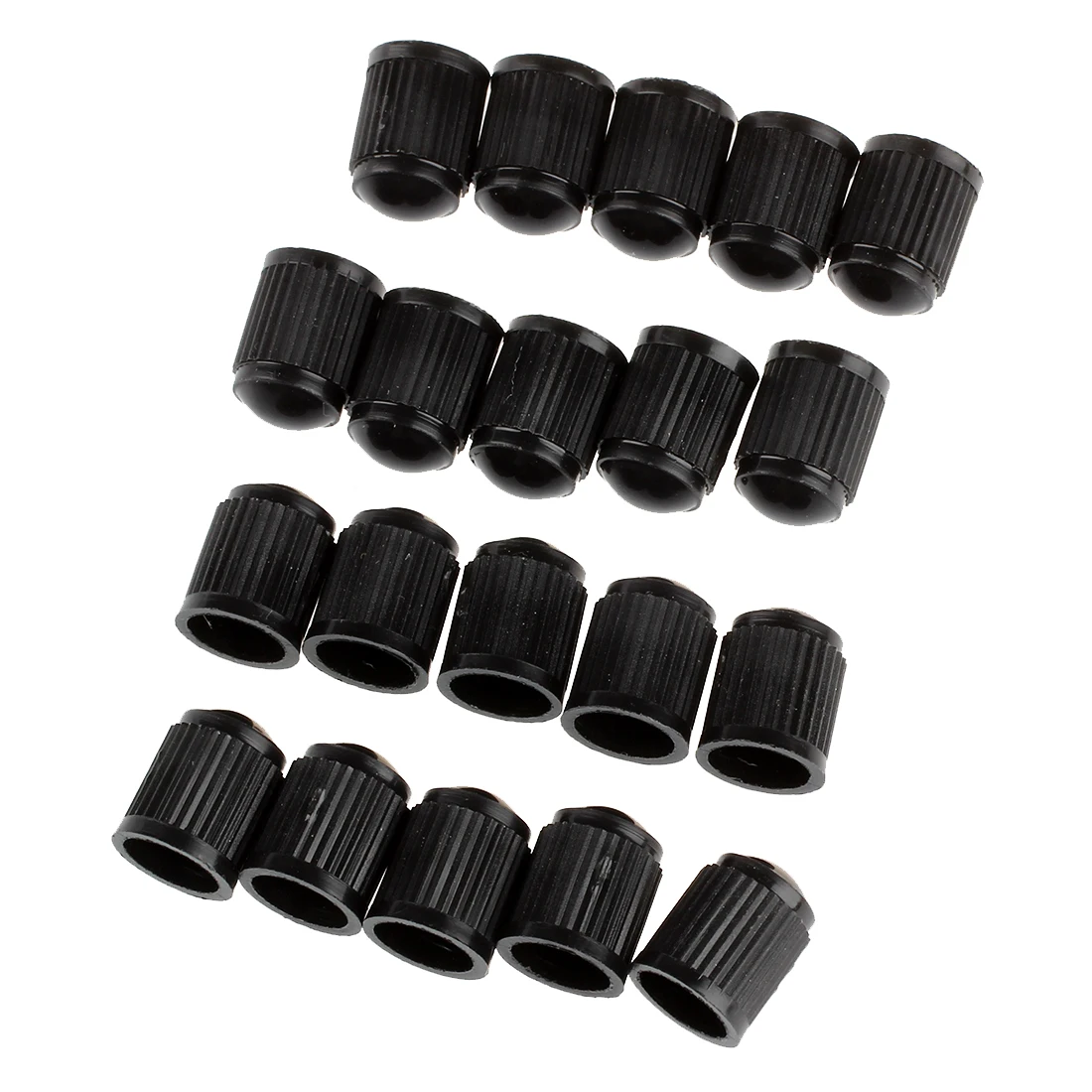 20pcs Plastic Bike Bicycle Valve Dust Caps Car Van Motorbike Tyre Tubes