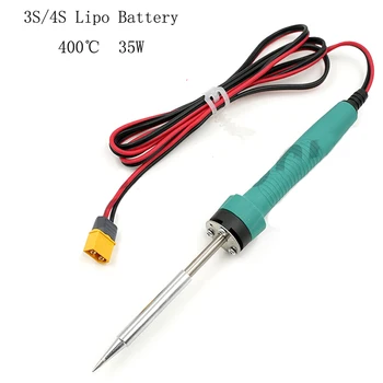 

1PCS 12V 35W DC Electric Soldering Iron Internal-Heat Welding Tool Low Voltage 3S/4S Lipo Battery XT60 Plug for RC Quadcopter