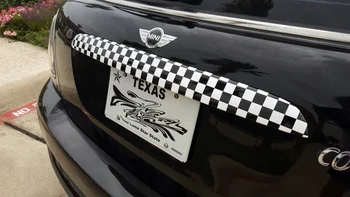 

For Mini Cooper S JCW All Models CHECKE Hatch Grip Handle Vinyl Decal Graphics Car Styling*IT16122708983*