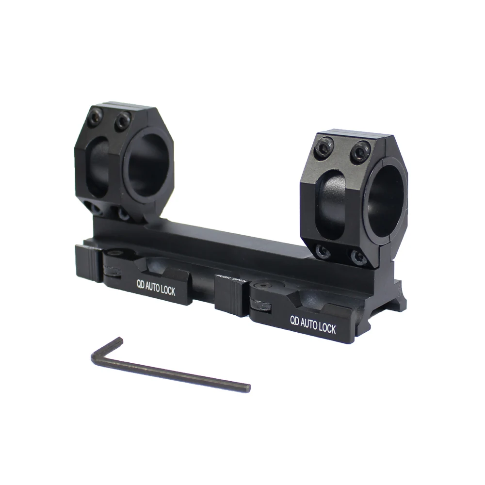 Rifle de Caça Rifle Óptica Escopo Montar - 30mm Anéis Monte Fit 20mm Picatinny Rail Quick Release Riflescope Ar15 Sight 25.4mm 2 Monte fit 20mm Picatinny Rail Quick Release