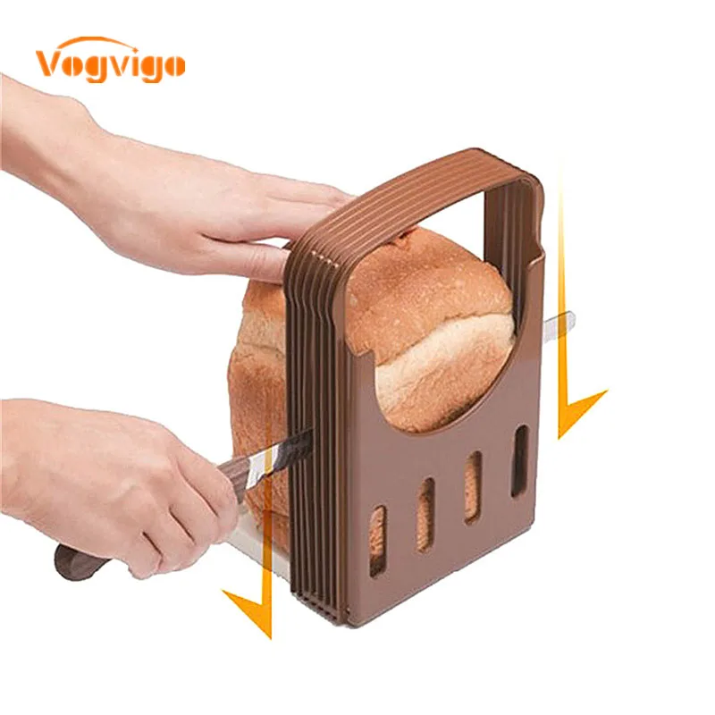VOGVIGO Bread Cutting Slicer Loaf Toast Slicing Guide Easy Kitchen