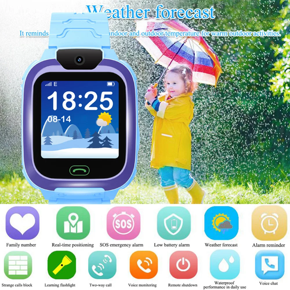 

Child Smart Watch LBS Kid Intelligent Baby Watch for Children SOS Call Location Finder Locator Tracker AntiLost Monitor Bracelet