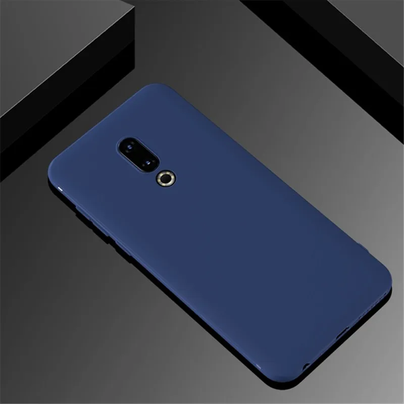 Ультратонкий чехол для телефона Meizu Note 8 9 16s 16Xs X8 16 16X16 th Plus 15 Lite M15 M6s M6T M8 V8 Pro Мягкий силиконовый чехол из ТПУ - Цвет: Blue