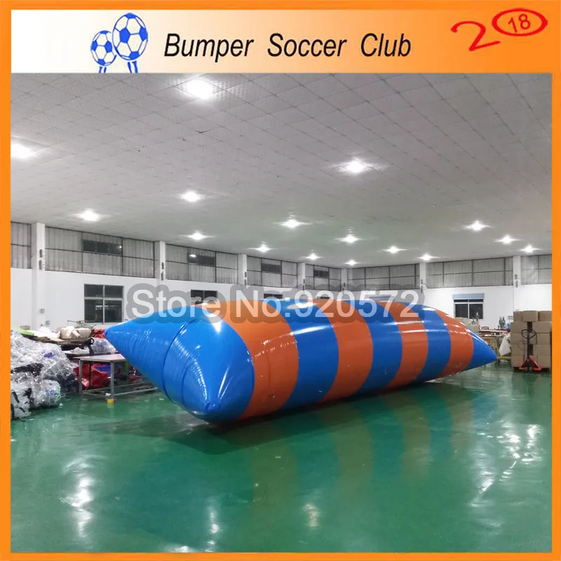 Туфлях-лодочках! Надувная игра 7x3 m, надувная водная капля, прыжок Aqua Blob, надувная катапульта воды для продажи - Цвет: Розовый