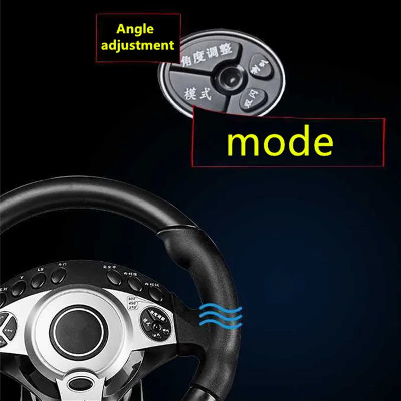 Android Tv 6 Gears Games Steering Wheel Computer Usb Driving Simulator Game  Joystick 900 Degree Simulation H Gear Racing Gameing - Wheels - AliExpress