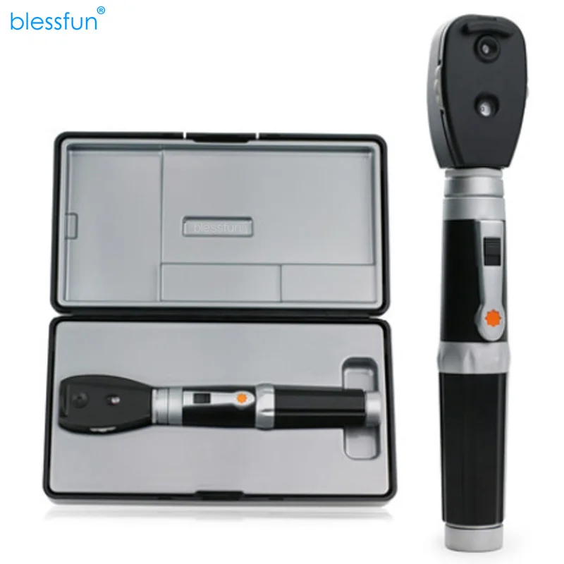  Professional Medical Oftalmoscopio Eye LED Diagnositc Kit Portable Ophthalmoscope find blessfun